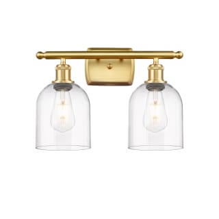 A thumbnail of the Innovations Lighting 516-2W-11-16-Bella-Bathroom Vanity Light Satin Gold / Clear