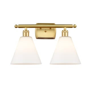 A thumbnail of the Innovations Lighting 516-2W-12-18 Berkshire Vanity Satin Gold / Matte White