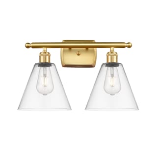 A thumbnail of the Innovations Lighting 516-2W-11-18 Berkshire Vanity Satin Gold / Clear