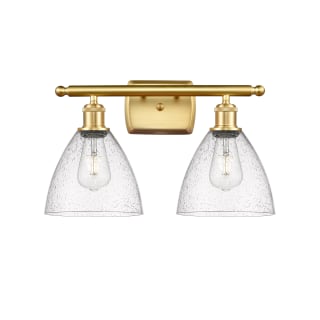 A thumbnail of the Innovations Lighting 516-2W-12-18 Bristol Vanity Satin Gold / Seedy