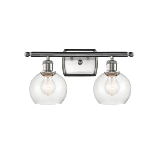 A thumbnail of the Innovations Lighting 516-2W-9-16 Athens Vanity Brushed Satin Nickel / Seedy