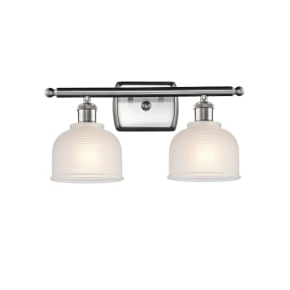 A thumbnail of the Innovations Lighting 516-2W Dayton Brushed Satin Nickel / White