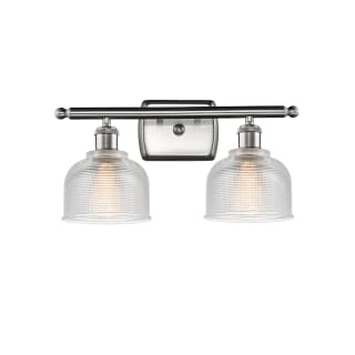 A thumbnail of the Innovations Lighting 516-2W Dayton Brushed Satin Nickel / Clear