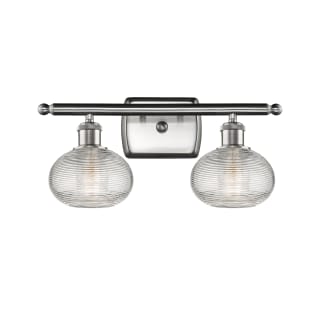 A thumbnail of the Innovations Lighting 516-2W-8-16 Ithaca Vanity Brushed Satin Nickel / Clear Ithaca