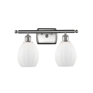 A thumbnail of the Innovations Lighting 516-2W Eaton Brushed Satin Nickel / Matte White