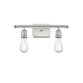 A thumbnail of the Innovations Lighting 516-2W Bare Bulb White and Polished Chrome