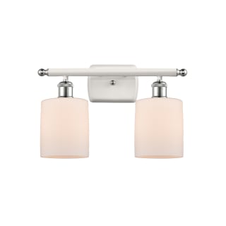 A thumbnail of the Innovations Lighting 516-2W Cobbleskill White and Polished Chrome / Matte White