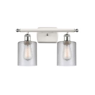 A thumbnail of the Innovations Lighting 516-2W Cobbleskill White and Polished Chrome / Clear