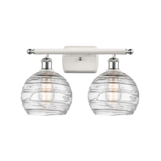 A thumbnail of the Innovations Lighting 516-2W Deco Swirl White and Polished Chrome / Clear