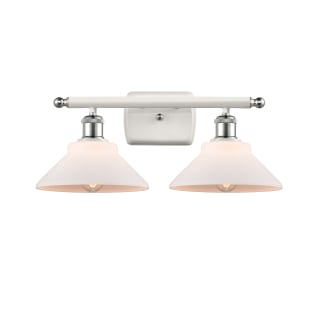 A thumbnail of the Innovations Lighting 516-2W Orwell White and Polished Chrome / Matte White