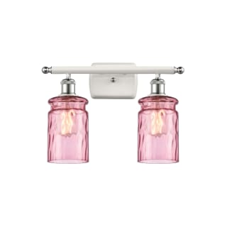 A thumbnail of the Innovations Lighting 516-2W Candor White and Polished Chrome / Sweet Lilac Waterglass