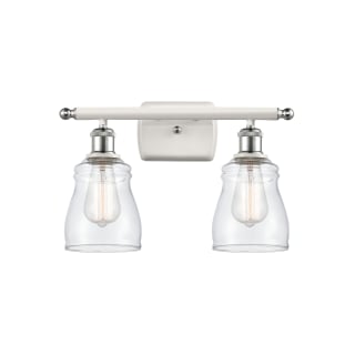 A thumbnail of the Innovations Lighting 516-2W Ellery White and Polished Chrome / Clear