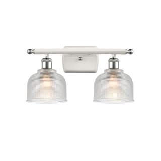 A thumbnail of the Innovations Lighting 516-2W Dayton White and Polished Chrome / Clear