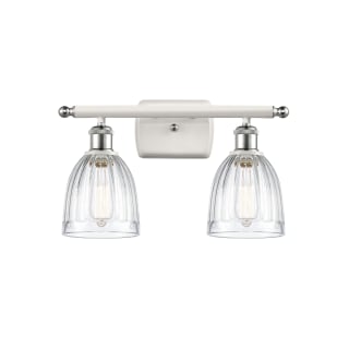 A thumbnail of the Innovations Lighting 516-2W Brookfield White and Polished Chrome / Clear