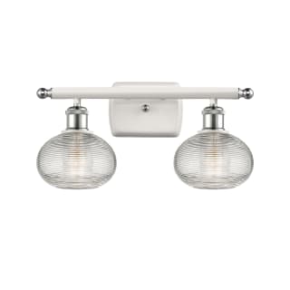 A thumbnail of the Innovations Lighting 516-2W-8-16 Ithaca Vanity White Polished Chrome / Clear Ithaca