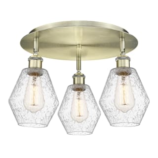 A thumbnail of the Innovations Lighting 516-3C-10-18 Cindyrella Flush Antique Brass / Seedy