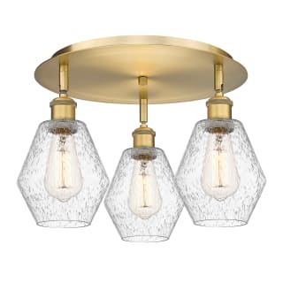 A thumbnail of the Innovations Lighting 516-3C-10-18 Cindyrella Flush Brushed Brass / Seedy