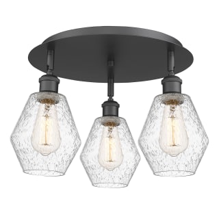 A thumbnail of the Innovations Lighting 516-3C-10-18 Cindyrella Flush Matte Black / Seedy