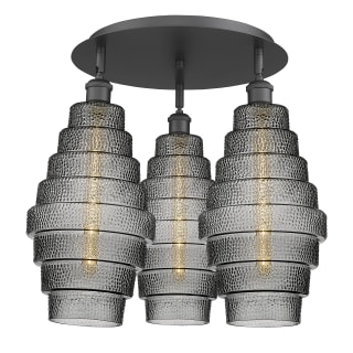 A thumbnail of the Innovations Lighting 516-3C-18-20 Cascade Flush Matte Black / Smoked