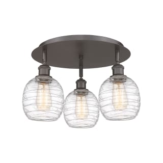 A thumbnail of the Innovations Lighting 516-3C-10-18 Belfast Flush Oil Rubbed Bronze / Deco Swirl