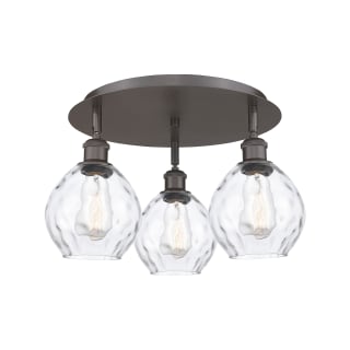 A thumbnail of the Innovations Lighting 516-3C-9-18 Waverly Flush Oil Rubbed Bronze / Clear