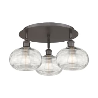 A thumbnail of the Innovations Lighting 516-3C-10-20 Ithaca Flush Oil Rubbed Bronze / Clear Ithaca