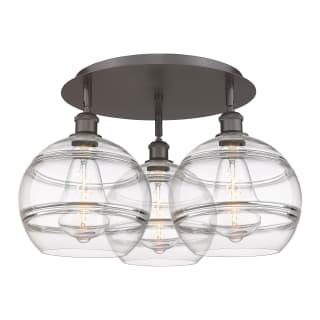A thumbnail of the Innovations Lighting 516-3C-13-22 Rochester Flush Oil Rubbed Bronze / Clear