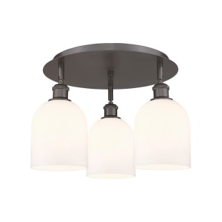 A thumbnail of the Innovations Lighting 516-3C-11-18 Bella Flush Oil Rubbed Bronze / Gloss White