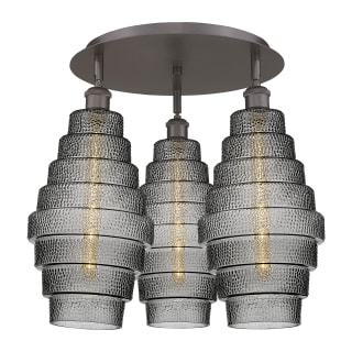 A thumbnail of the Innovations Lighting 516-3C-18-20 Cascade Flush Oil Rubbed Bronze / Smoked