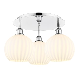 A thumbnail of the Innovations Lighting 516-3C-11-20-White Venetian-Indoor Ceiling Fixture Polished Chrome / White Venetian