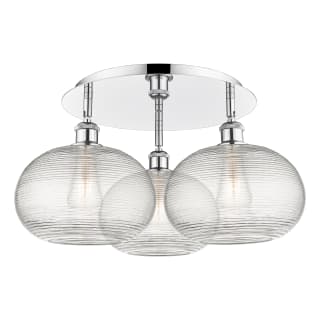 A thumbnail of the Innovations Lighting 516-3C-11-22 Ithaca Flush Polished Chrome / Clear Ithaca