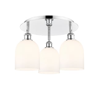 A thumbnail of the Innovations Lighting 516-3C-11-18 Bella Flush Polished Chrome / Gloss White