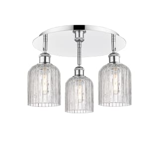 A thumbnail of the Innovations Lighting 516-3C-10-17 Bridal Veil Flush Polished Chrome / Clear