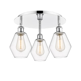 A thumbnail of the Innovations Lighting 516-3C-10-18 Cindyrella Flush Polished Chrome / Clear