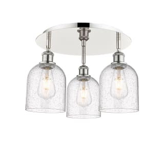 A thumbnail of the Innovations Lighting 516-3C-11-18 Bella Flush Polished Nickel / Seedy