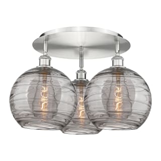 A thumbnail of the Innovations Lighting 516-3C 13 22 Athens Deco Swirl Semi-Flush Satin Nickel