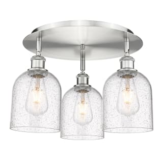 A thumbnail of the Innovations Lighting 516-3C-11-18 Bella Flush Satin Nickel / Seedy