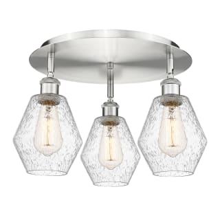 A thumbnail of the Innovations Lighting 516-3C-10-18 Cindyrella Flush Satin Nickel / Seedy