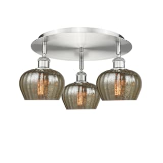 A thumbnail of the Innovations Lighting 516-3C-8-19 Fenton Flush Satin Nickel / Mercury