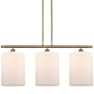 A thumbnail of the Innovations Lighting 516-3I-10-36-L Cobbleskill Linear Antique Brass / Matte White