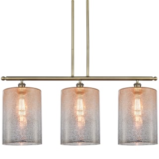 A thumbnail of the Innovations Lighting 516-3I-10-36-L Cobbleskill Linear Antique Brass / Mercury