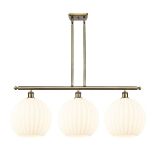 A thumbnail of the Innovations Lighting 516-3I-14-39-White Venetian-Indoor Pendant Antique Brass / White Venetian