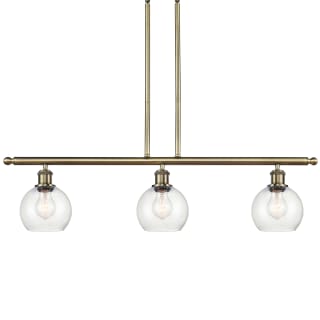 A thumbnail of the Innovations Lighting 516-3I-10-36 Athens Linear Antique Brass / Seedy