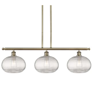 A thumbnail of the Innovations Lighting 516-3I-10-37 Ithaca Pendant Antique Brass / Clear Ithaca