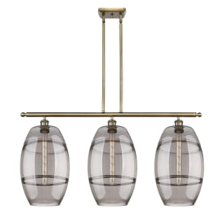 A thumbnail of the Innovations Lighting 516-3I-19-37 Vaz Linear Antique Brass / Smoked