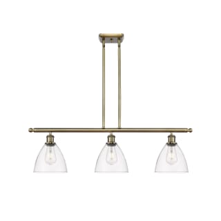 A thumbnail of the Innovations Lighting 516-3I-11-36 Bristol Linear Antique Brass / Clear