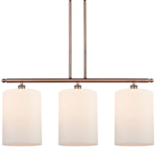 A thumbnail of the Innovations Lighting 516-3I-10-36-L Cobbleskill Linear Antique Copper / Matte White