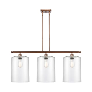 A thumbnail of the Innovations Lighting 516-3I-10-36-L Cobbleskill Linear Antique Copper / Clear
