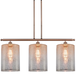 A thumbnail of the Innovations Lighting 516-3I-10-36-L Cobbleskill Linear Antique Copper / Mercury