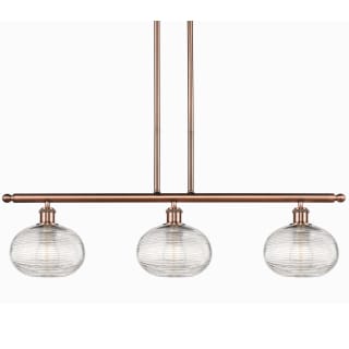A thumbnail of the Innovations Lighting 516-3I-9-36 Ithaca Pendant Antique Copper / Clear Ithaca